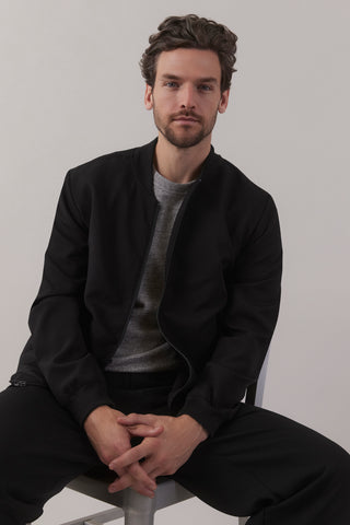 Monaco Clinical Jacket   Black