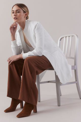 Femme Clinical Jacket  White