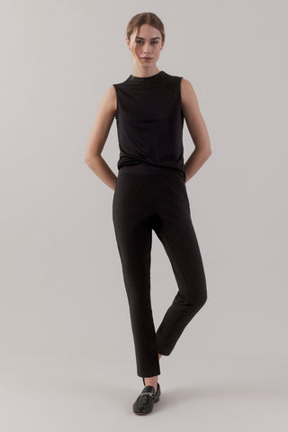 Funnel Neck Tank   Black