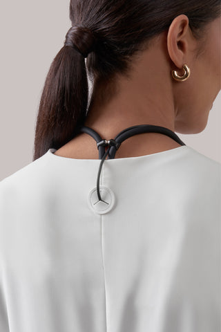 Jewel Clinical Jacket   White