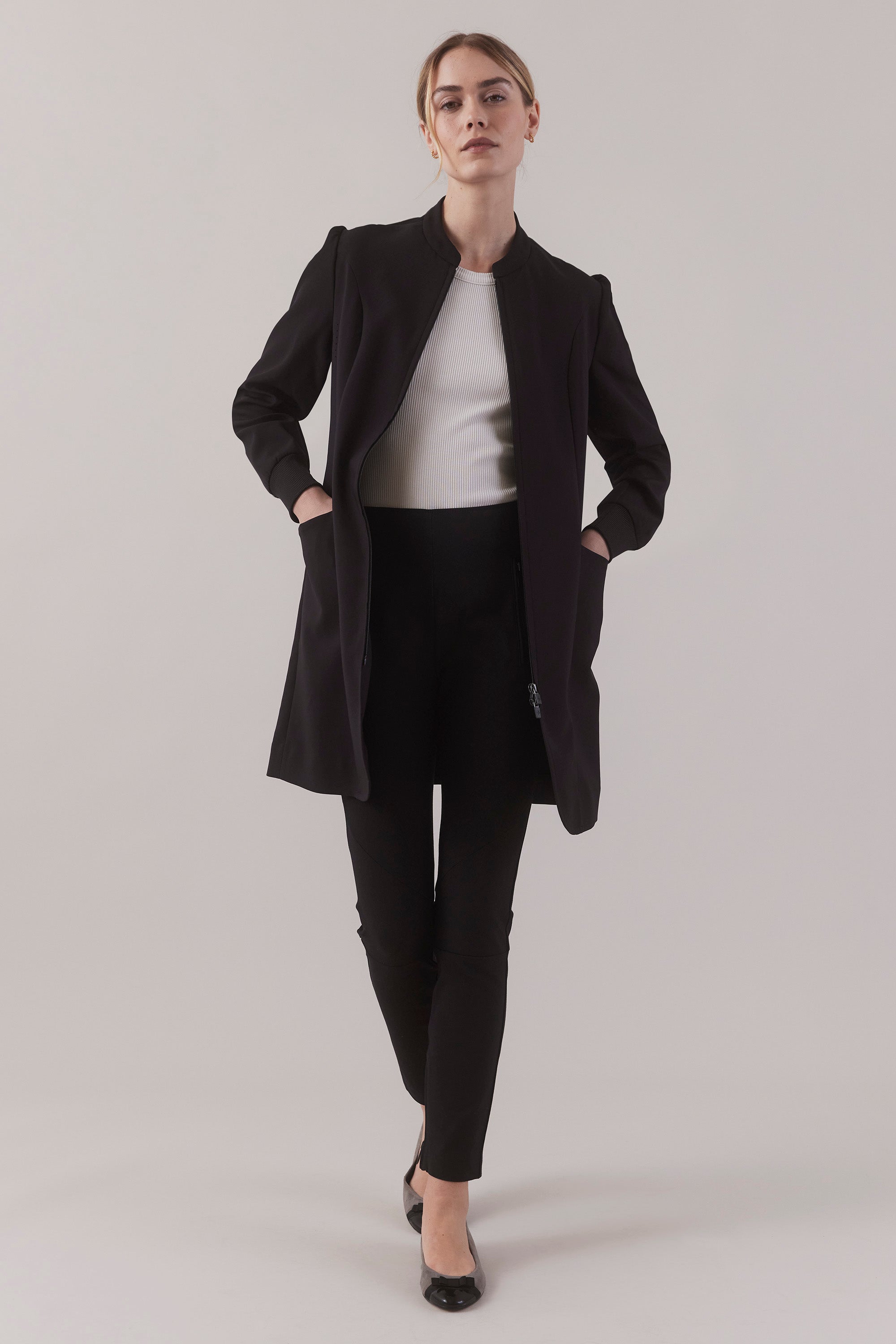 Femme Clinical Jacket- Black – J.BARBER